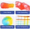 Juego de pintura de acuarela de 36 colores con paleta portát