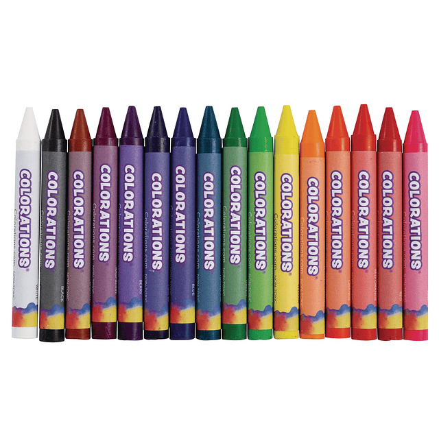 ® Large Crayon Classpack, útiles escolares, 16 colores, 25 d