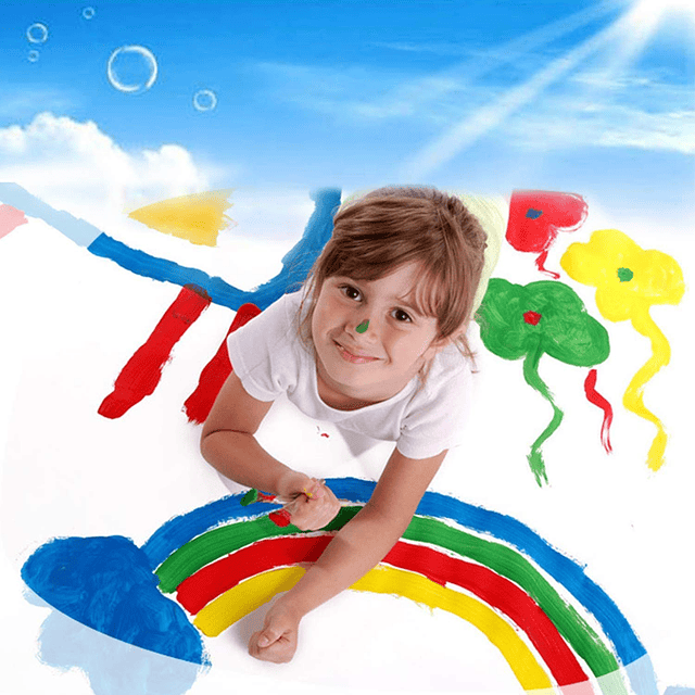 Juego de 29 pinceles de pintura para niños, juego de pincele