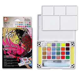 Koi Pocket Field Sketch Kit Creative Art Colors - Juegos de