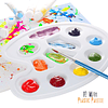 Juego de pintura de acuarela, 24 colores, suministros para a