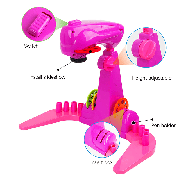 Proyector de dibujo para niños, proyector de bocetos de arte