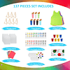 - Kit de pintura artística de 137 piezas, juego de suministr