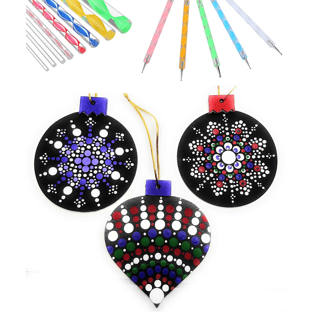 Herramientas de pintura de puntos para mandalas - Kit de ini