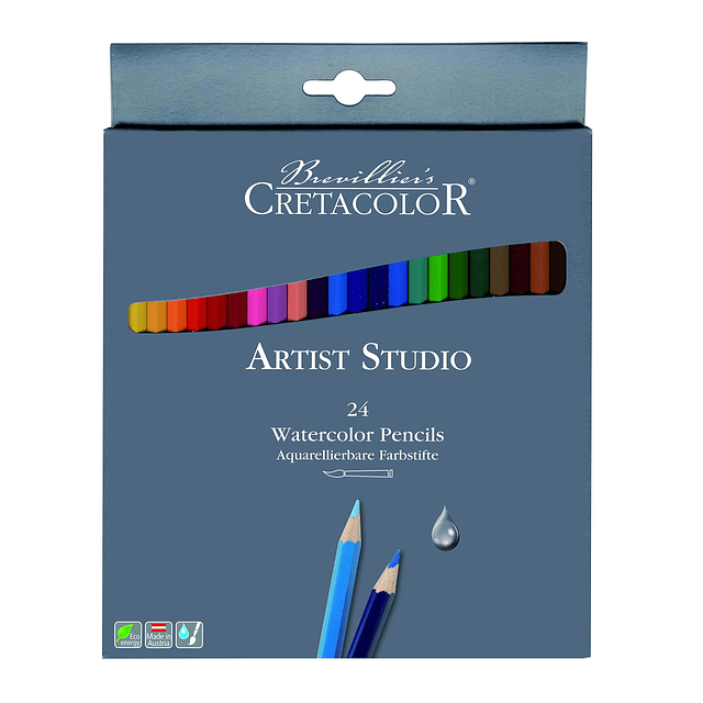 Artist Studio Juego de lápices de acuarela, 24 colores