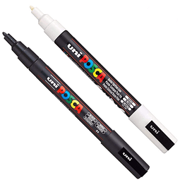 Posca PC-3M Paint Art Marker Pens - Bolígrafo de metal de vi