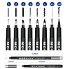 Art Pens, bolígrafos de dibujo negros, juego de bolígrafos d