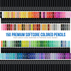 U.S. Art Supply Mega juego de 150 lápices de colores con blo