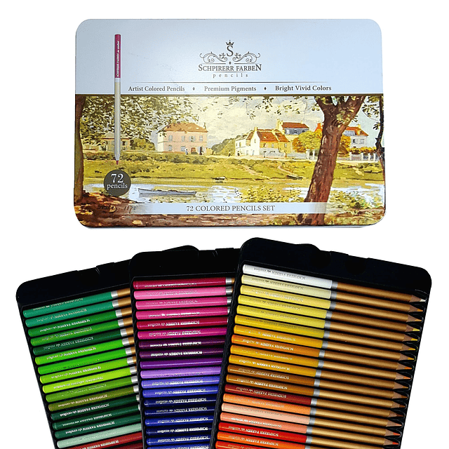 SCHPIRERR FARBEN - Lápices de colores para adultos y niños,