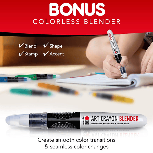 Art Crayones para medios mixtos - 26 crayones solubles en ag