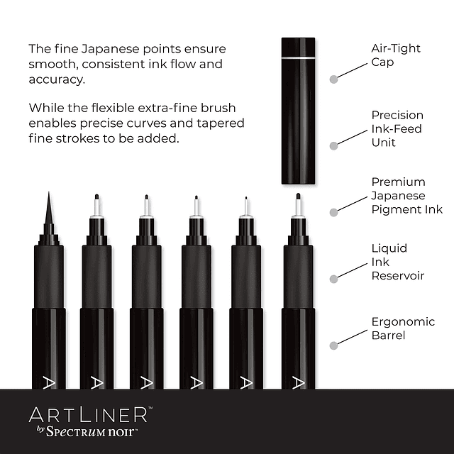 Juego de bolígrafos para artistas Crafter's Companion Spectr