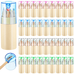 Paquete de 48 mini lápices de colores de dibujo para niños c