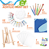 Juego de pintura para niños, 28 piezas, juego de pintura acr