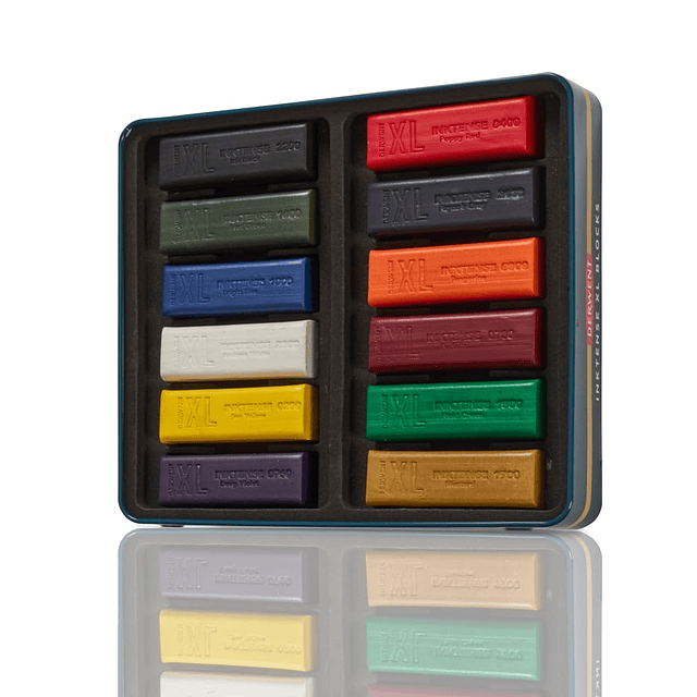 Inktense XL Blocks 12 lata, juego de 12, bloque extra grande