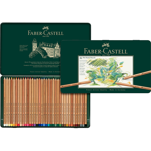 Faber-Castel Pitt Lápices de colores pastel, 36 unidades (pa