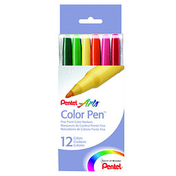 Arts Color Pen, juego de 12 colores (S360-12)