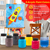 Juego de pintura acrílica para niños – El kit de pintura acr