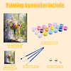 Kit de pintura por números de flores genéricas para adultos,