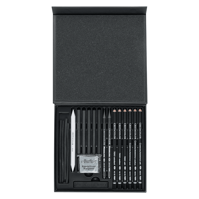 Caja Negra Dibujo Set de 20 Piezas