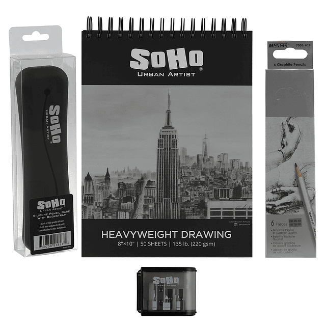 Back to School Graphite Artist Drawing Bundle - Estuche de s