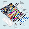 Juego de pintura de acuarela con 100 colores - Paleta de acu