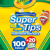 Super Tips Juego de marcadores, 100 marcadores lavables para