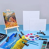 Juego de lienzos de pintura acrílica, kit de pintura profesi