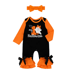 Baby Girl My First Halloween Trajes Mamelucos Ropa Conjunto