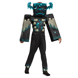 Disfraz de Minecraft Warden, disfraz oficial de Minecraft de