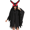 Disfraz unisex de Mothman Mothman Cosplay con capucha disfra