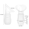 Extractor de leche de silicona, paquete de 2, extractor de l