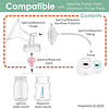 Pieza de bomba compatible con Spectra S2 Spectra S1 9 Plus E