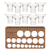 Kit de dimensionamiento de bridas: inserto de brida 3 en 1,