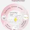 Extractor de leche eléctrico, paquete de 10 inserciones de b