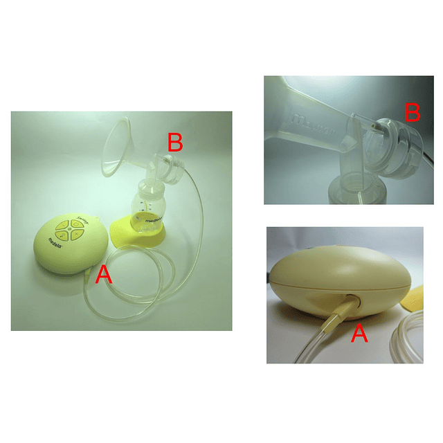 Kit de tubo oscilante y extractor de leche compatible con el