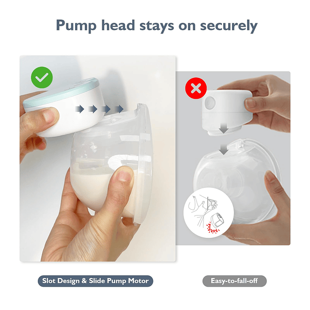 MomMed Extractor de leche portátil doble, extractor de leche