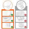 Insertos de brida - Paquete de 8 (15/17/19/21 mm) - Compatib