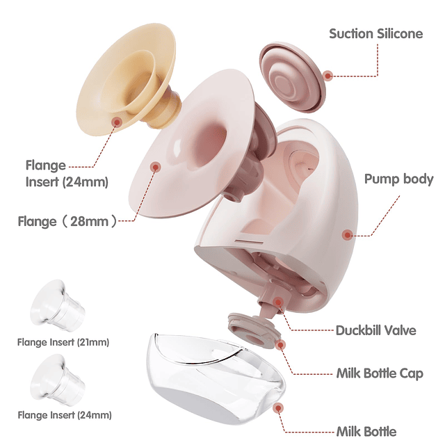 Extractor de Leche Manos Libres 8791, Extractor de Lactancia