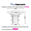 Insertos de Brida 15/17/19/21 mm 4 piezas, Compatible con ex