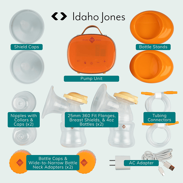 Extractor de leche de grado hospitalario Idaho Jones Moxi |