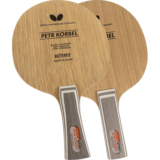 Hoja de tenis de mesa Petr Korbel - Hoja de madera de 5 capa