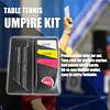 Kit de árbitro de tenis de mesa, juego de árbitro de ping po