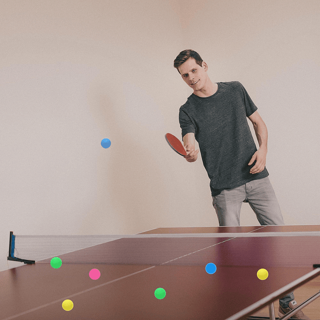 Pelotas de ping pong de 3 estrellas: paquete de 20 pelotas d