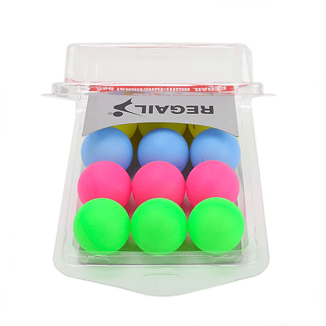 12 Pelotas de Ping Pong, Pelotas de Pong de Colores de plást