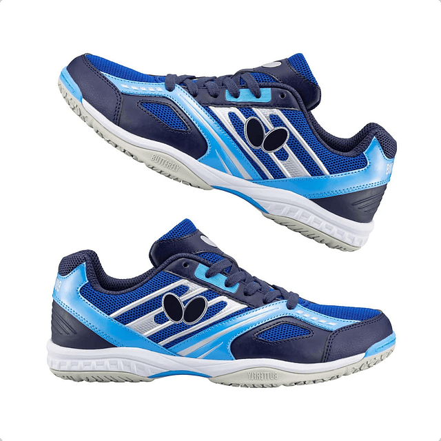 Zapatos de tenis de mesa unisex , azul marino, 9.5 US Men