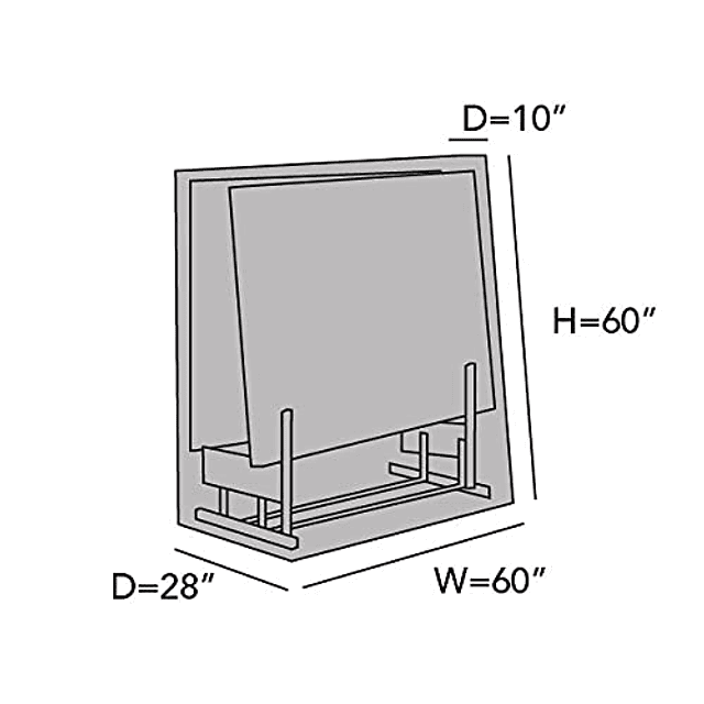 Funda vertical para mesa de ping pong – Fundas de tenis para