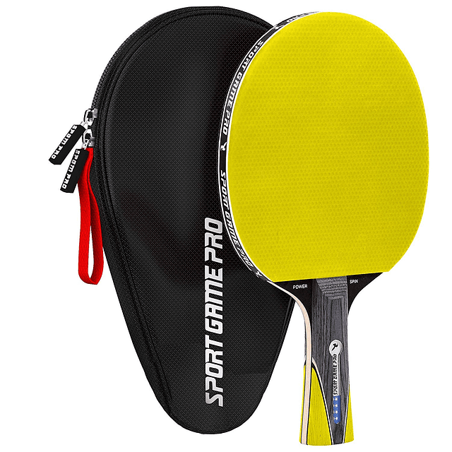 Pala de Ping Pong con Killer Spin + Estuche Gratis - Raqueta