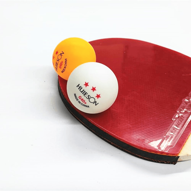 HUIESON Pelotas de ping pong de 3 estrellas 40+ Pelota de te