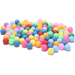 Pelotas de Ping Pong Paquete de 50/100 Paquetes de Colores a