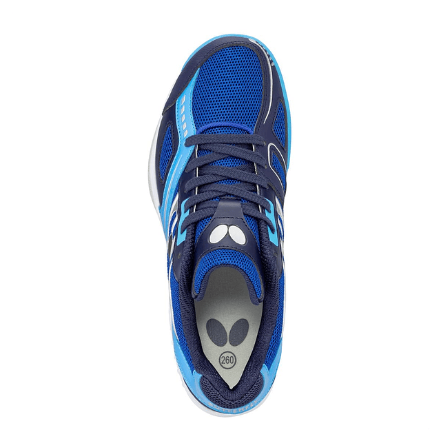 Zapatos atléticos de tenis de mesa unisex, azul marino, 6 US